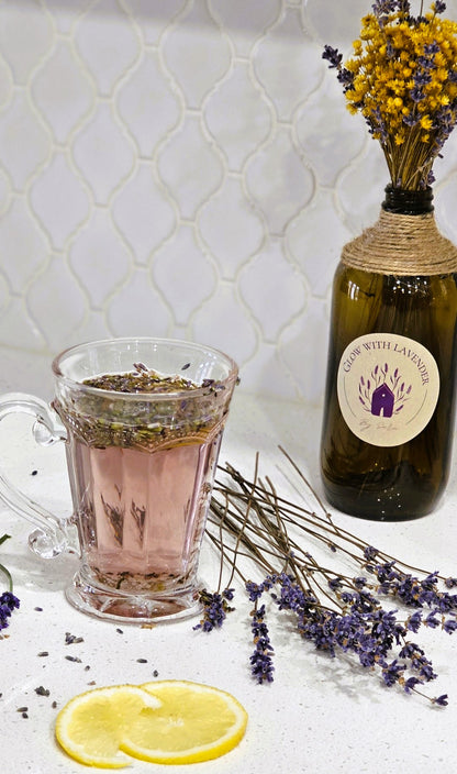 Pomegranate Lavender Green Tea Loose