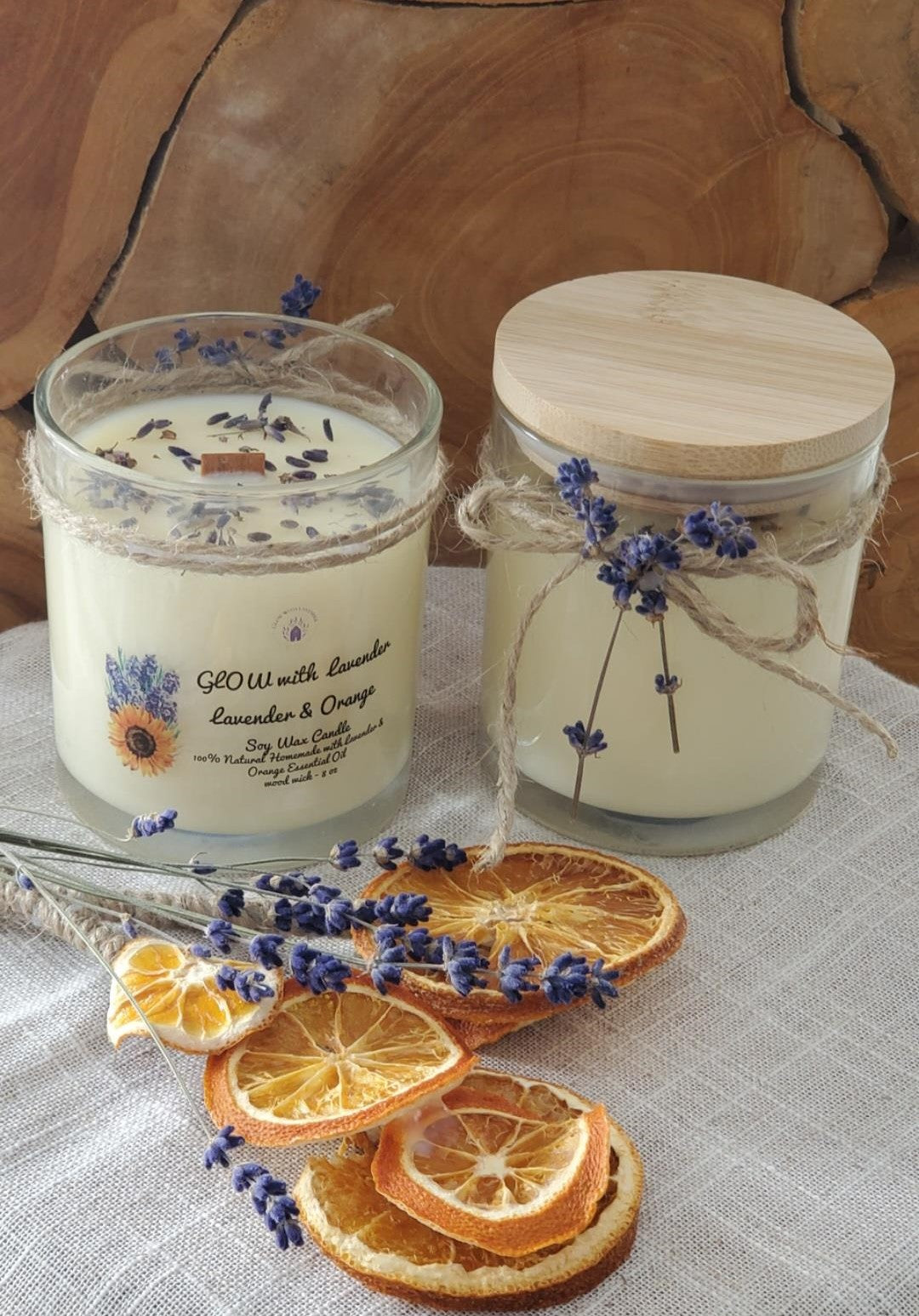 Candle - Orange & Lavender