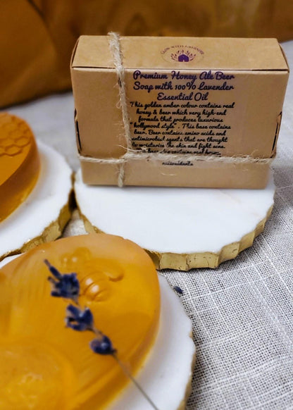 Honey Ale Beer & Lavender Soap